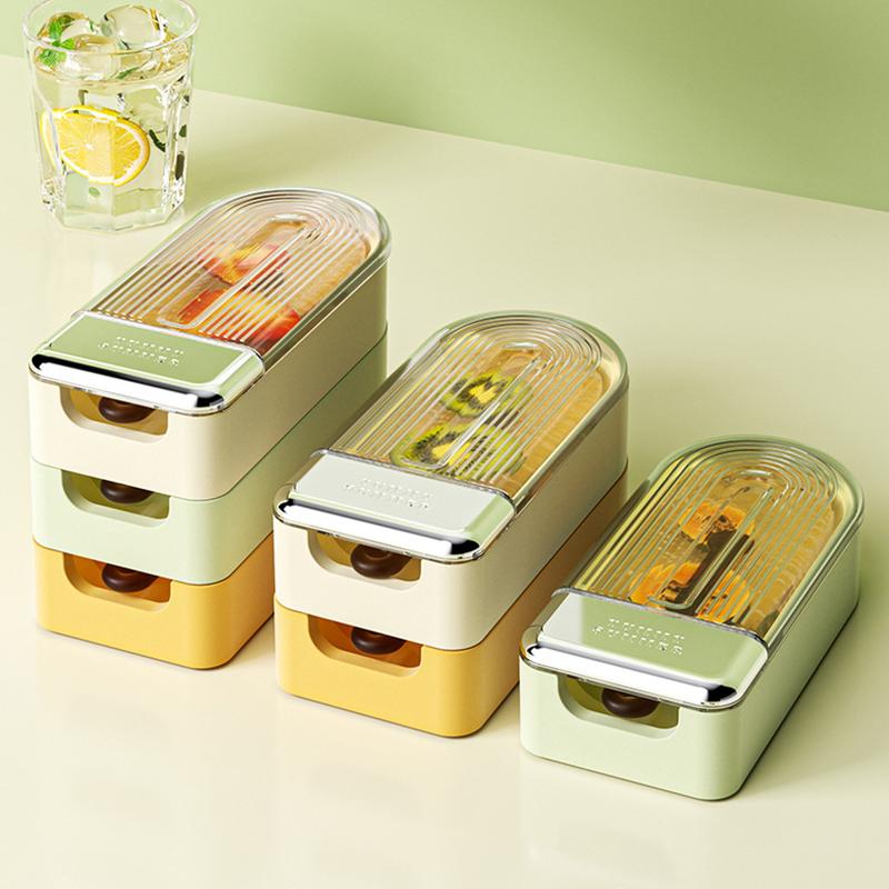 1 Set Ice Cream Mold Easy Release Popsicle Plastic Mold Creative Ice Cube Kitchen Gadgets DIY  Mold For  Popsicles 14x6.5x3.5cm