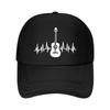 GuitarThemed Adjustable Washable NonElastic Suitable for Outdoor Music Events Machine Washab Mesh Baseball Cap