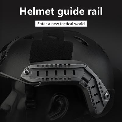 Suporte de trilho para acessórios de capacete Arco de capacete rápido Guia lateral para capacete esportivo