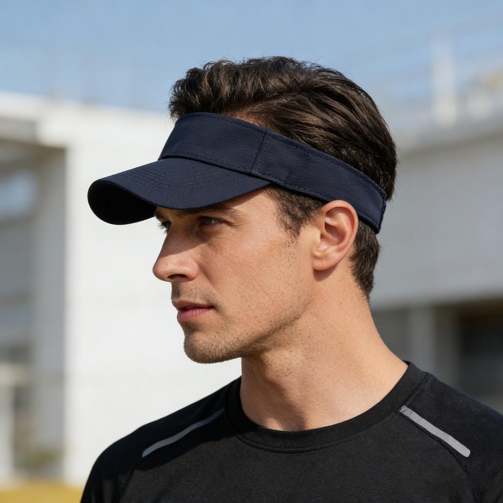 Unisex Hat, Running Sports Sun Hat, Monochrome Empty Top Hat