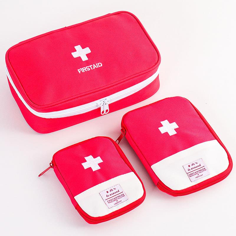 Children's Portable First Aid and Medicine Storage Bag for School and Travel