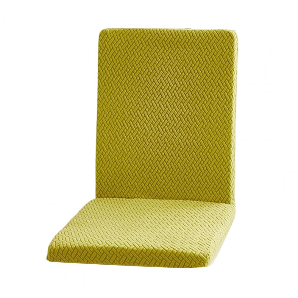 Dining Chair Cover Stretchy Jacquard Chair Cover with Seat Cushion Removable Washable Slipcover Chair Protector for Home