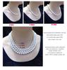 Classic Natural Freshwater Pearl Necklace And Bracelet Jewelry Set For Women Conjuntos Joyas De Perlas