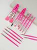 15Pcs Makeup brush set, full set of high beauty eye shadow brush, soft hair, high gloss, concealer, beauty brush