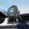 USB-Autolüfter mit Hakenhalterung: 5V/1A Tragbare Kühlclips-Ventilatoren für Auto-Lüftungsschlitze Leistungsstark 3 Geschwindigkeiten Leiser Bürstenloser Motor