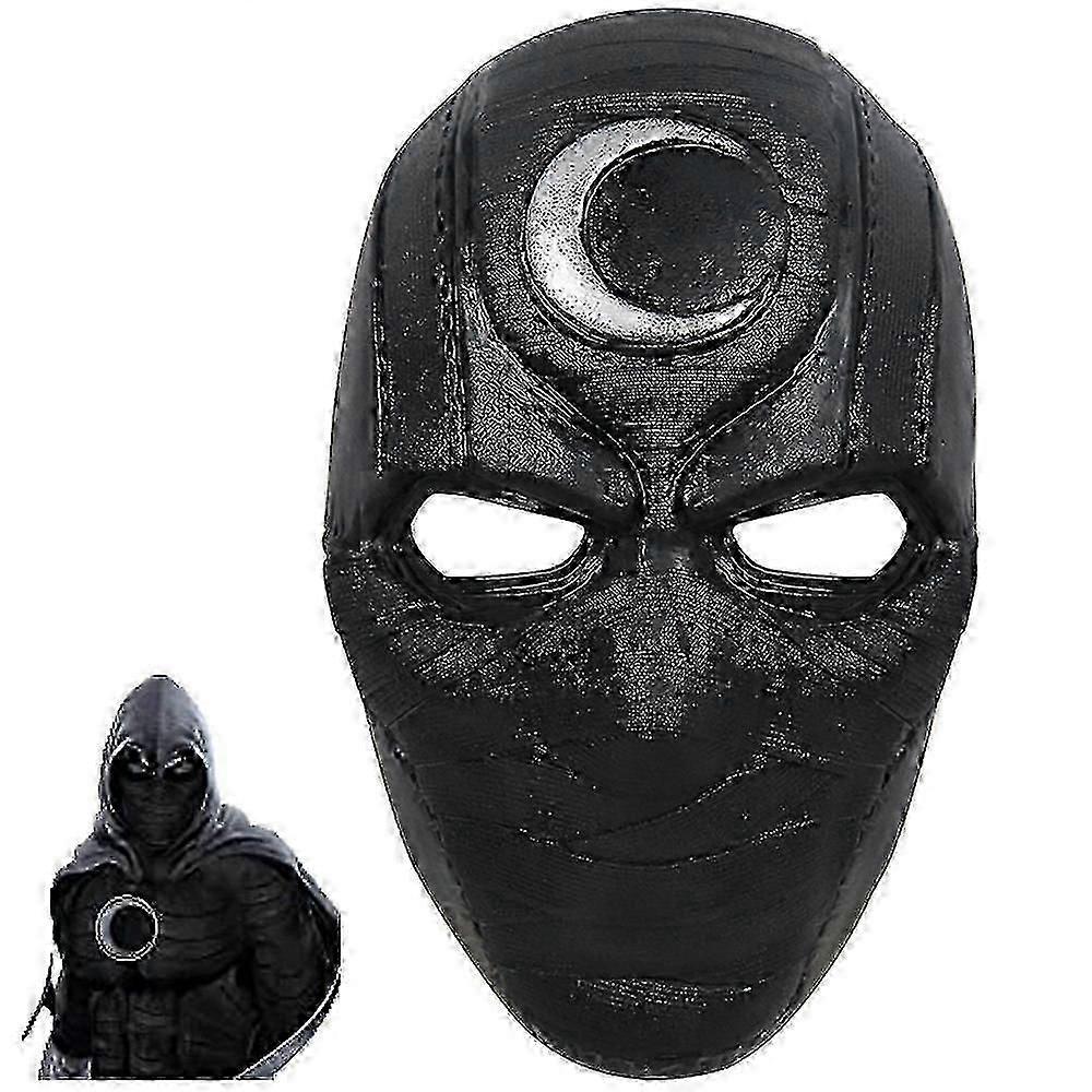2026 Caldo!! Maschera da Cavaliere Casco in Lattice Marc Spector Supereroe Maschere della Luna Halloween Cosplay Costume Accessori