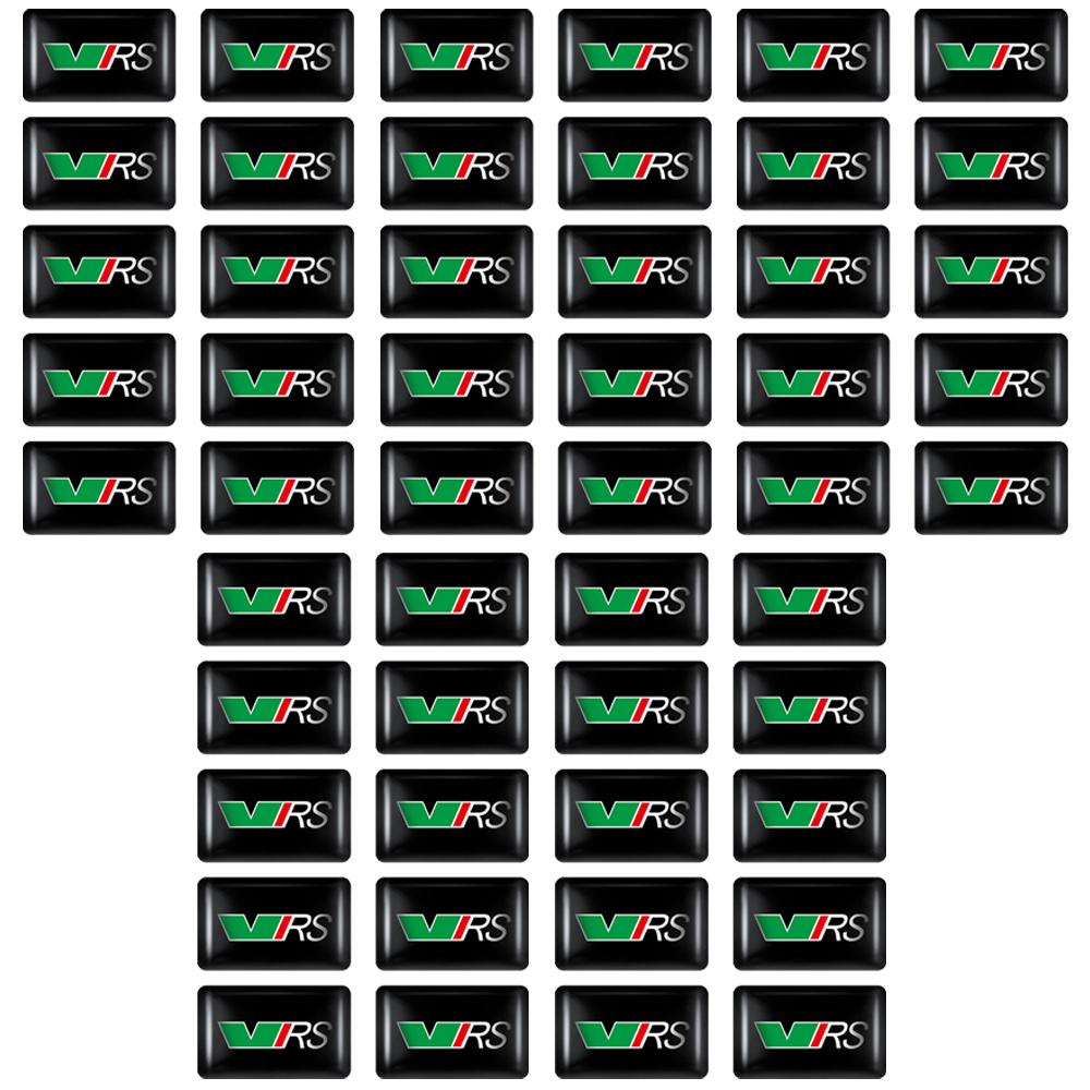 OMDP8 Car Styling 3D Epoxy Steering Wheel Dashboard Decoration Stickers For Skoda VRS VII Octavia A5 A7 Superb 3 Fabia 2 Rapid Kodiaq