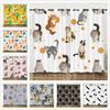 Curtain Cartoon Animal Animation Kitten 3D Digital Printing Blackout Curtain 3D Three-Dimensional Printing