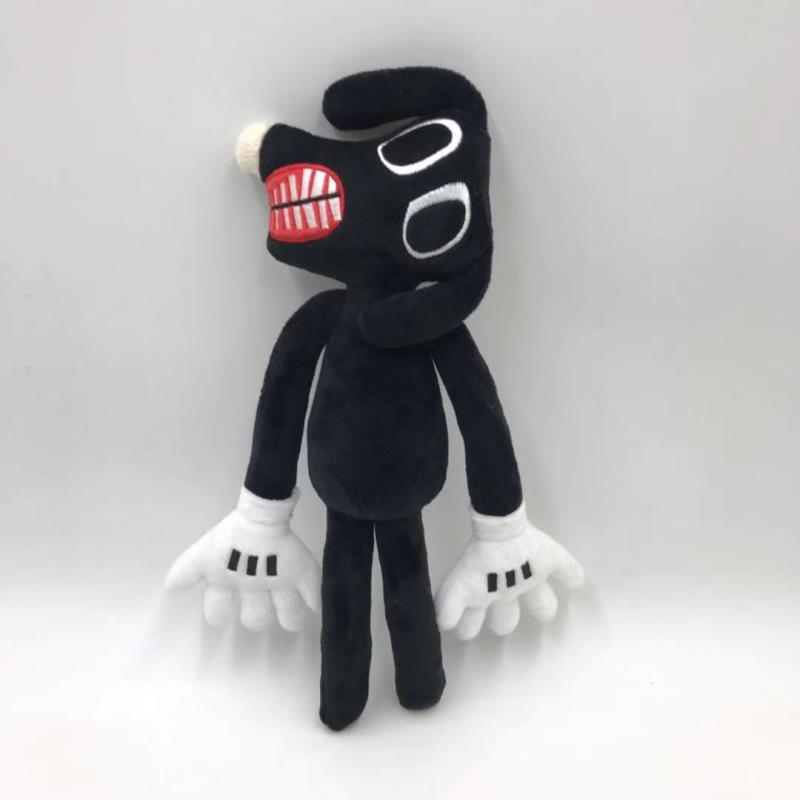 Siren Head Pluche Speelgoed Zwarte Cartoon Kat Knuffelpop Horror Karakter Figuur Kinder Verjaardagscadeau