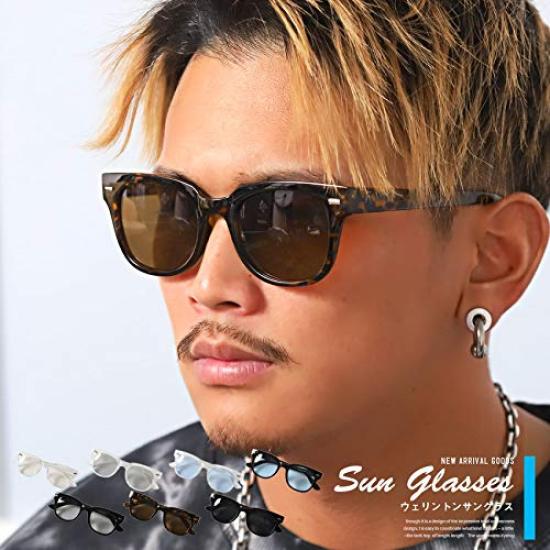 [LUX STYLE] Sunglasses for Men and Women, Wellington style, Tortoiseshell, One Size Fits All, Brown pm-9161