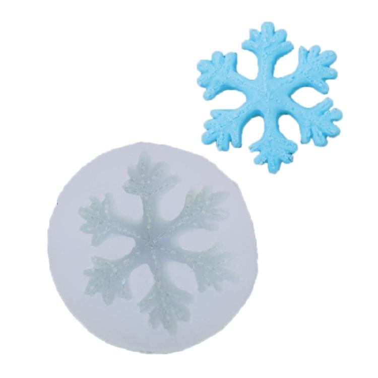 Christmas Snowflake Cake Mold Dishwasher Safe Silicone Materials Mould For Baking Crafts And Festival Dessert