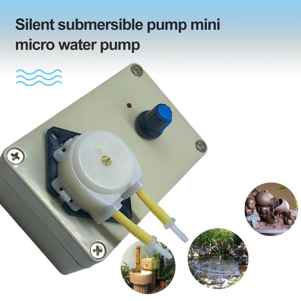 Industrial Peristaltic Liquid Pump US Plug Adjustable Speed Peristaltic Pump Adjustable Flowing Titration Pump 220V
