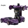 Popular Children's Deformed Toy Robot and Car Set for Educational Play At Street Markets and Night Stalls.