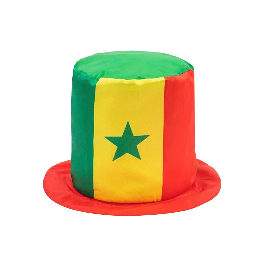 Football Fan Flag Themed Hats, Party Hats, Celebration Hats, Hats For Watching And Cheering The Game.