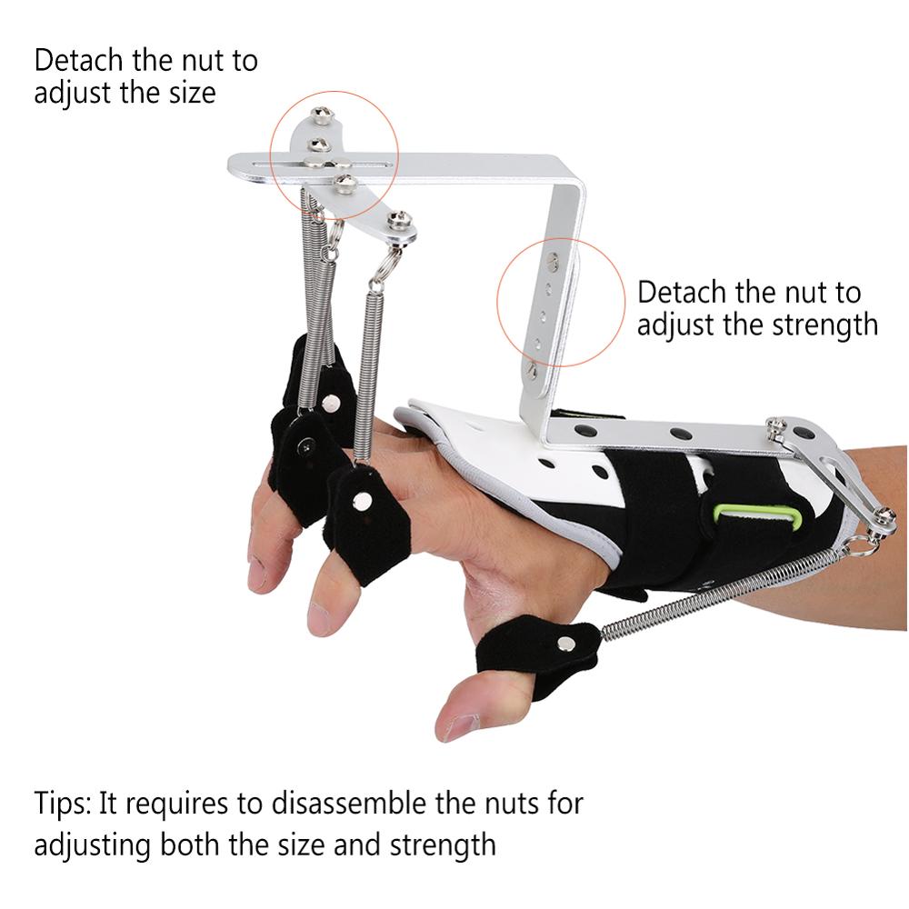 Correcteur de Posture de la Main Tcare Orthèse de Rééducation Physiothérapeutique Pour Apoplexie Hémiplégie Réparation Tendineuse Support pour Doigts