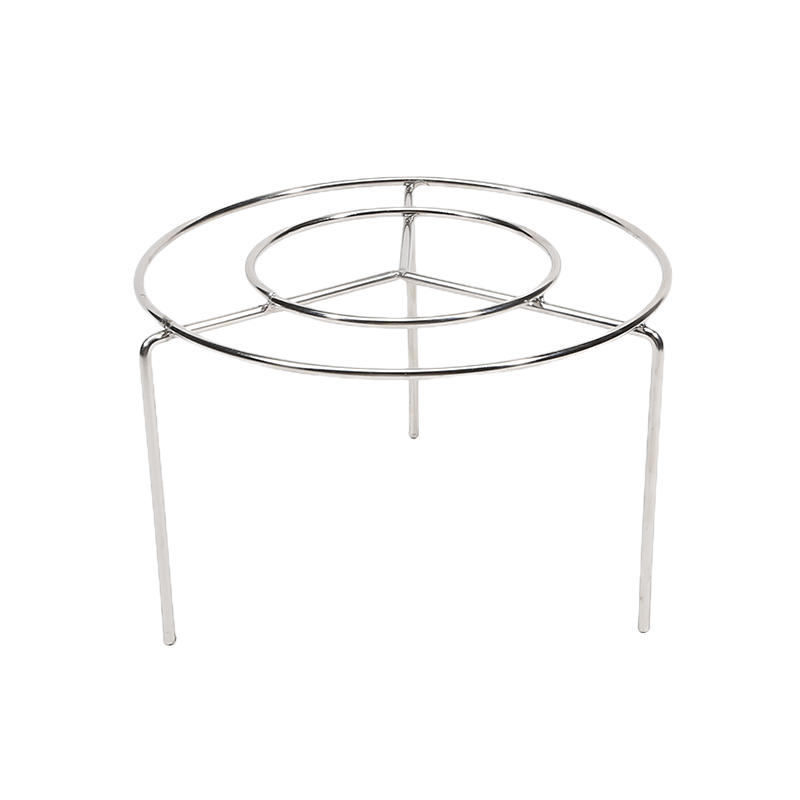 Kitchen Vertical Skewers Holder Round Air Fryer Grill Rack Detachable Grill Kebab Rack with Steel Sticks