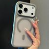 Matte Magsafe Transparent Phone Case For For Iphone 12 13 14 15 16 17 Pro Max Plus Air Magnetic Bumper Back Cases Cover