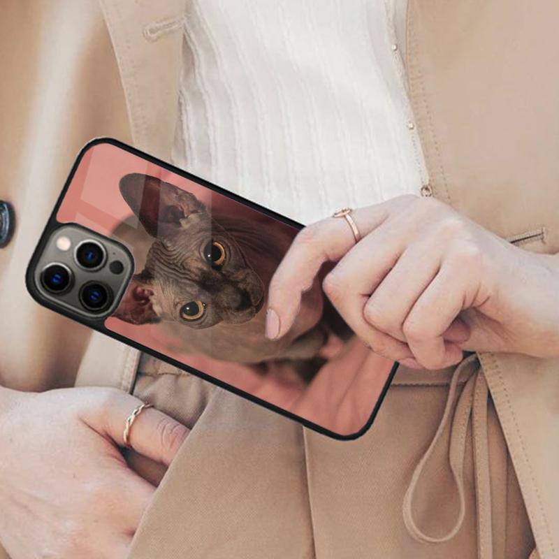 Sphinx Cat Printing Drawing Magnetic Phone Case For APPLE iPhone 17 Air 16 14 13 12 Pro Max 15 Plus Wireless MagSafe Cover