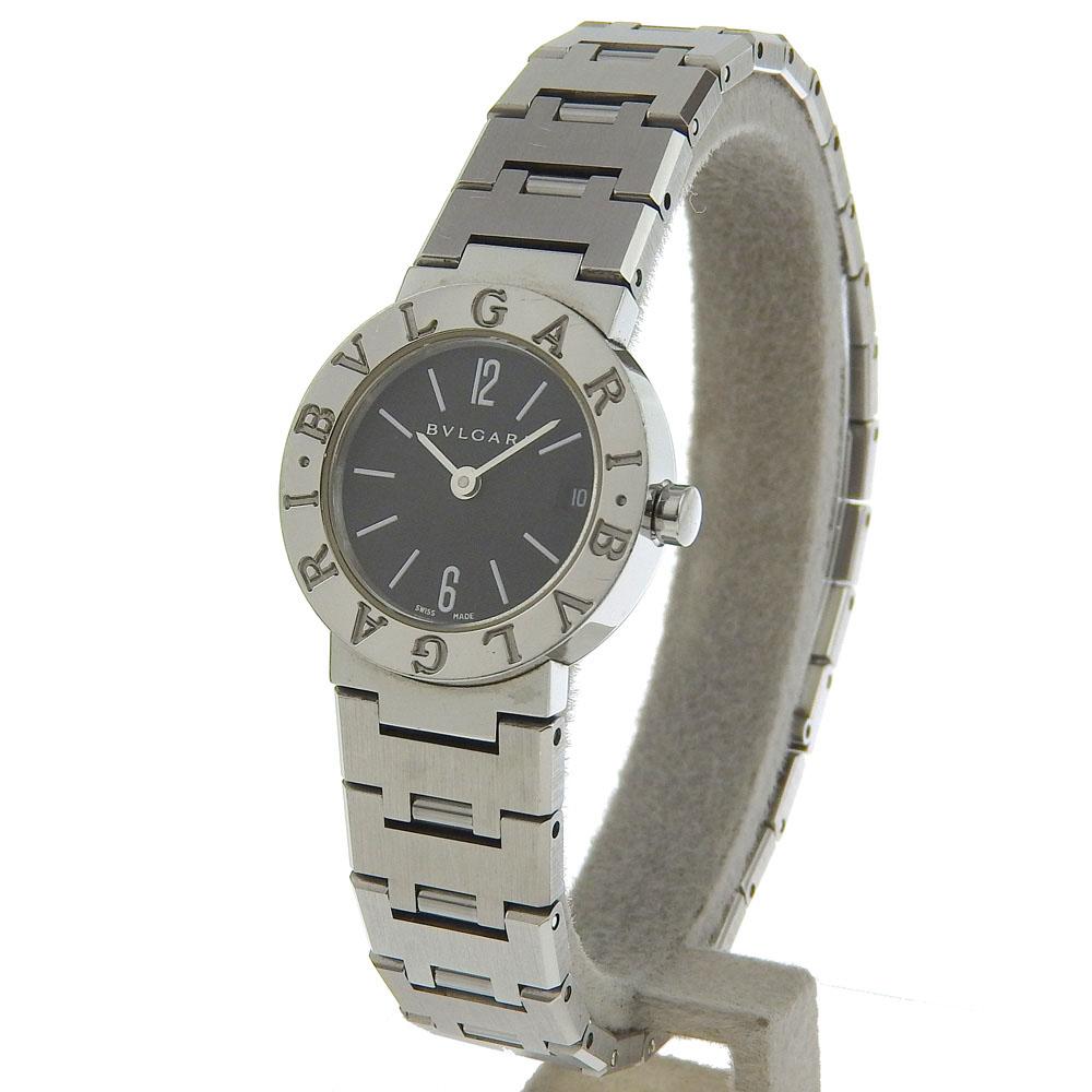 BVLGARI Bzero1 Watches BB23Stainless Steel Be zero one blackDial Stainless Steel Quartz Analog display Women Used