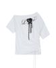 ILLIGO Love One-Shoulder Oversized T-Shirt White