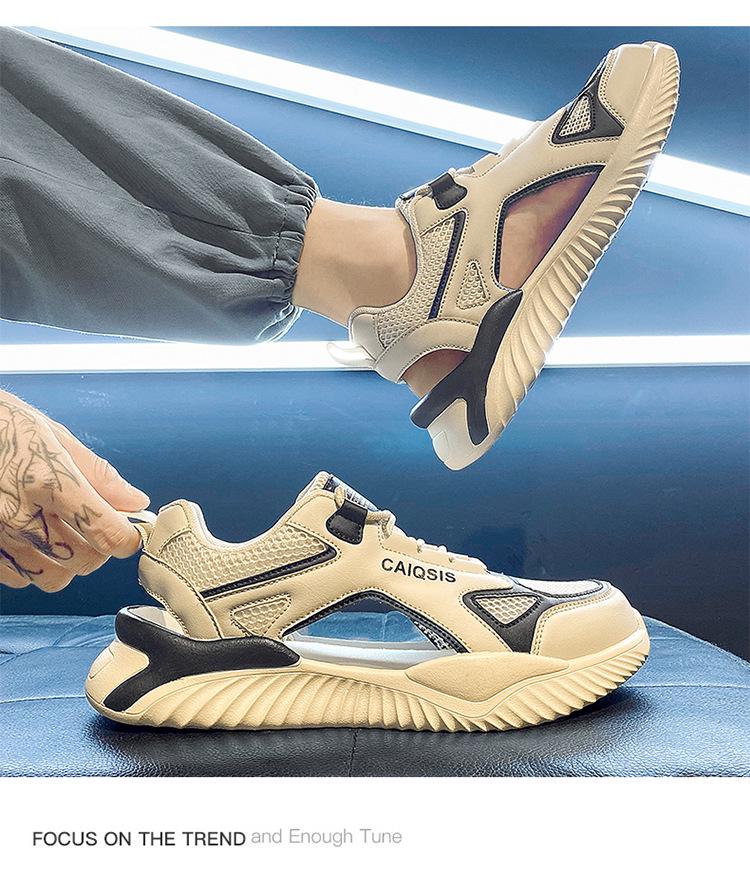 Frühlingsmodische Mesh-Freizeit-Laufschuhe - Atmungsaktiv, Hohlraumdesign, Schnür-Flats für Teenager