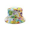Cotton Double-Sided Fisherman'S Hat Children'S Spring And Summer Trendy Men'S Versatile Printed Sun Hat Outdoor Street Basin Hat