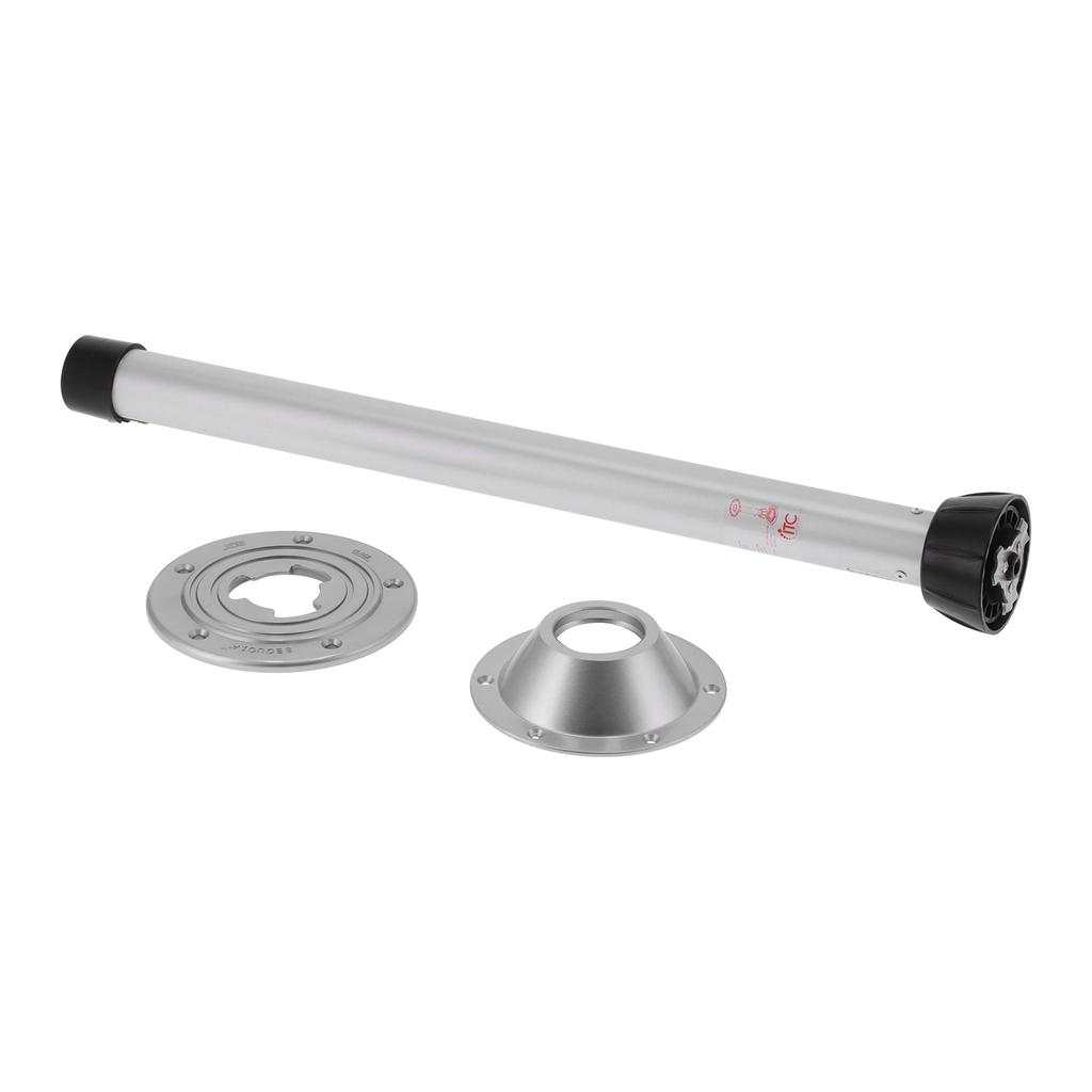 27.5in Table Pedestal Kit Fixed Height Desk Legs with Surface Mount Base Universal for RV Yacht