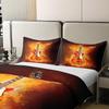 Rock Music Electric Guitar Three-piece Quilt Cover 3D Digital Printing Bedding Set Bed Cover