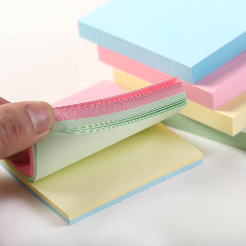 Colorful Large Sticky Notes – Creative Office & Student Stationery, Tearable and Strong Adhesive Note Pads
