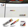 Las pegatinas de insignias de coche de aluminio se pueden pegar libremente en la carrocería del coche Para Insignia Astra Antara Meriva Zafira H G Corsa