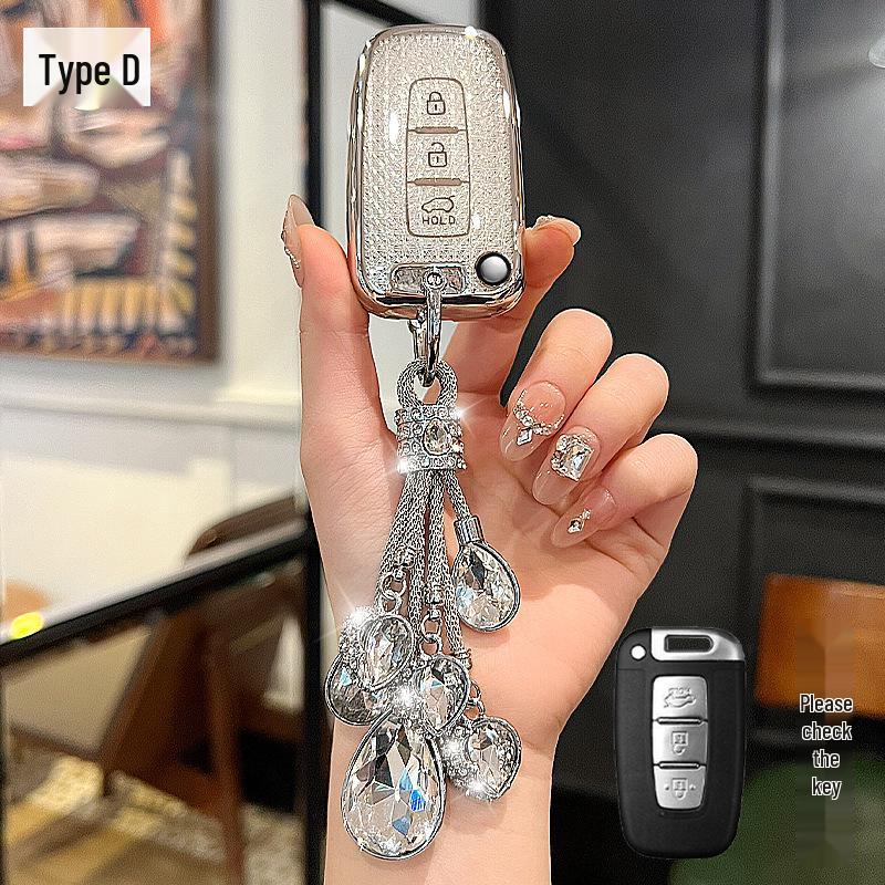Beijing Hyundai Car Key Case for Reina, Sonata, Elantra, ix35, Langdong, Tucson, Yixing