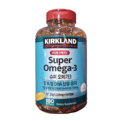 Kirkland Signature Super rTG Omega-3 Premium (180 kapsułek żelowych)