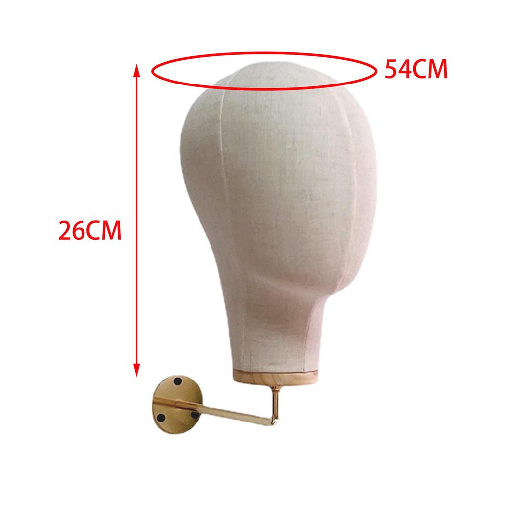 Manikin Head Wig Hat Display Stand Display Hair Hats Hairpieces Sturdy Hat Holder Display for Home Salon And Travel Beginner