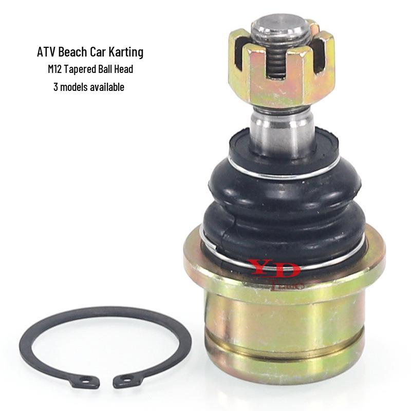 ATV Go-Kart Steering Tie Rod Ball Joint - M12 Tapered Rocker Arm for 200/250cc Beach Vehicles