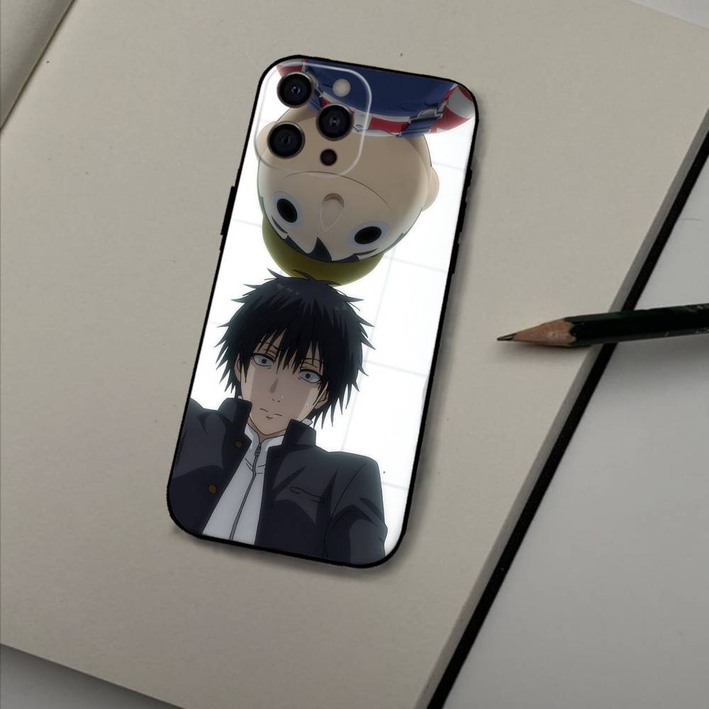 Yuuichi Katagiri Anime Phone Case For iPhone 16,15,14,13,12,17,Pro Max,Plus Silicone Black Case