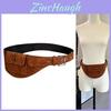 Pu Leather Wide Waist Belt For Women With Starry Compass Design For Outdoor Fashion In Spring