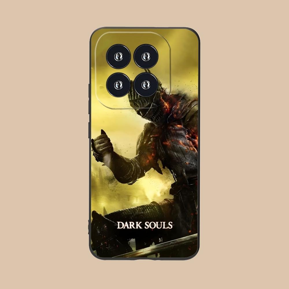 Dark Souls Smart Mobile Cell Phone Case for Xiaomi 14 13 12 11 10 9 T Ultra Lite Pro S SE X 5G Black Soft Phone Cover Shell