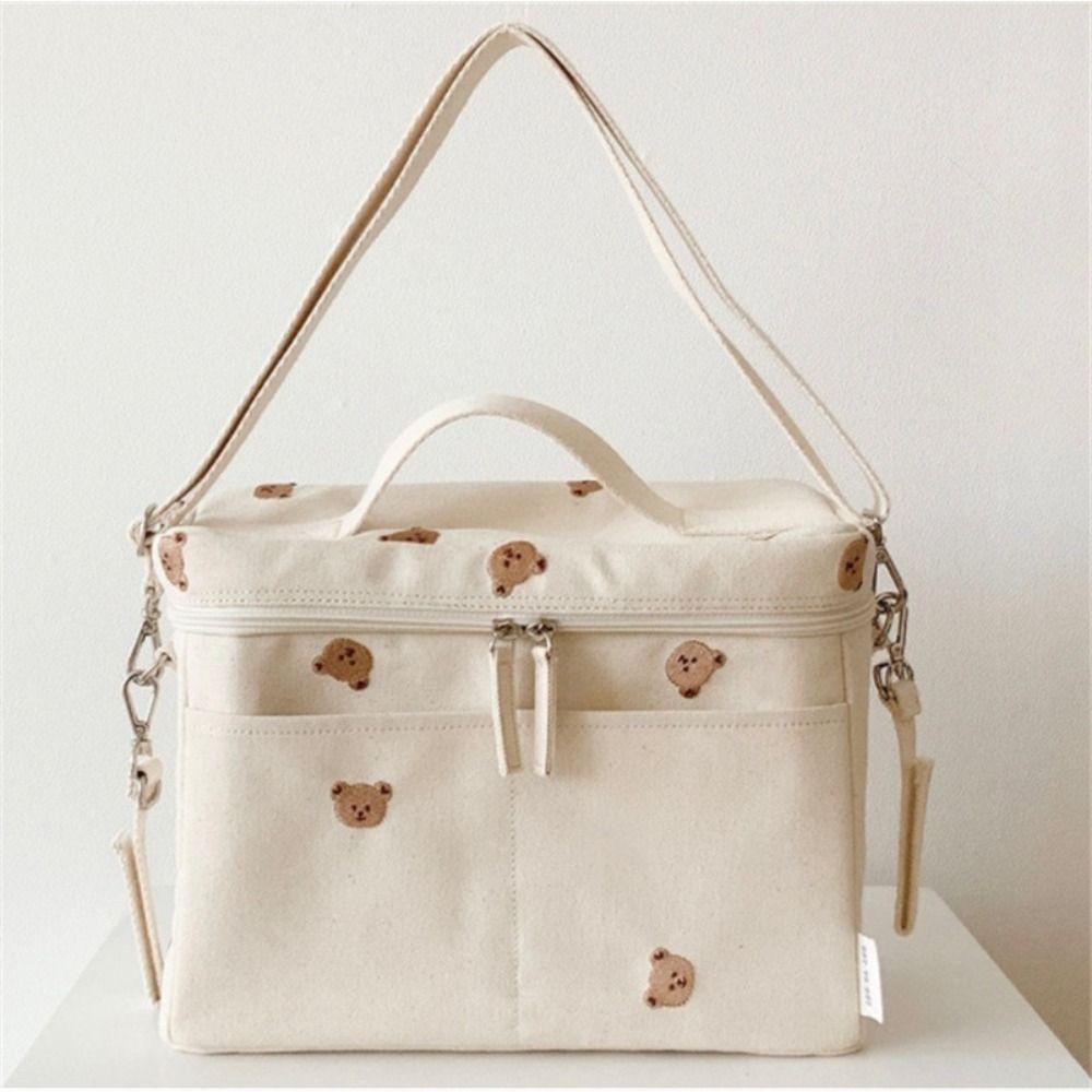 

Crossbody Baby Stroller Bag Bear Hanging Carriage Bag Baby Stuff Nappy Bags Carriage Accessories Style 3