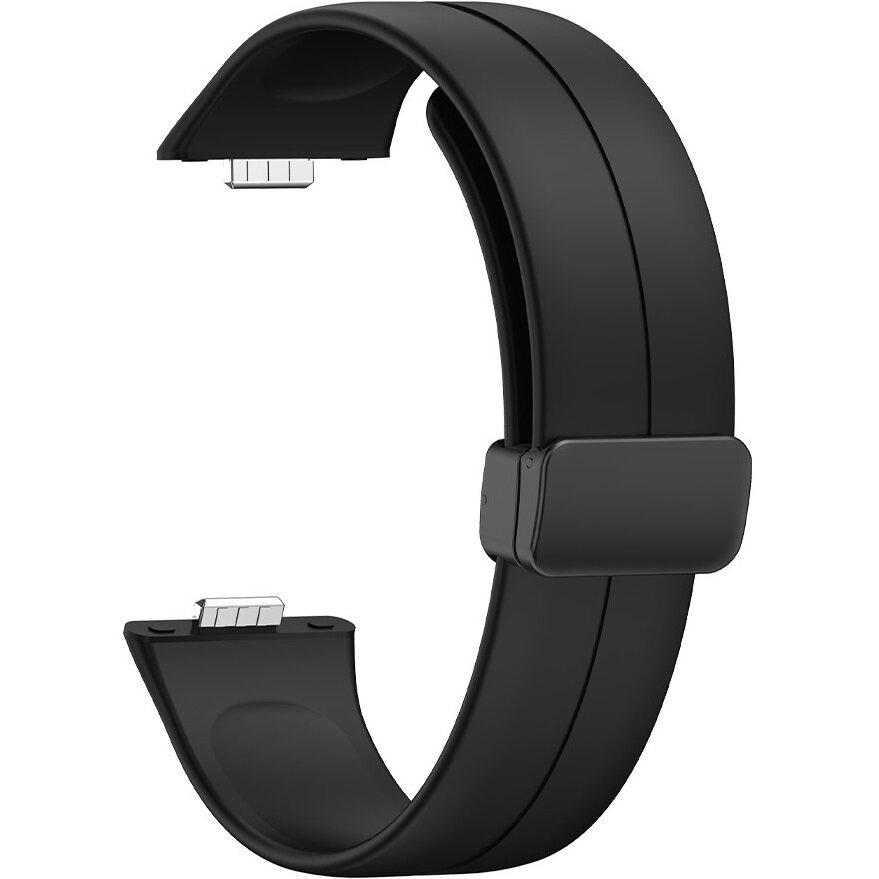 Silicone Strap for Huawei Watch Fit 4 / 4 Pro / 3, Black