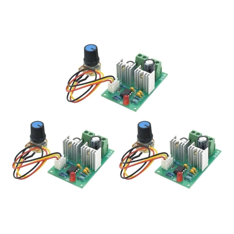 Kompakter PWM-Drehzahlregler 3A Motor Treiber Modul Einstellbare 0 Bis 100 Drehzahlregelung DC12V-36V Eingang für Geräte