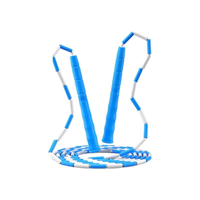 Childs Safe Skipping Rope Colorful Rotating Beads Regulable Handle Rope for School Home Exercises