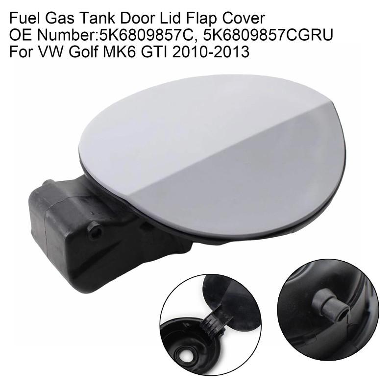 OEM 5K6809857C Fuel Tank Door Cover - For VW Golf MK6/GTI (2010-2013) | Anti-Scratch Gas Filler Lid Guard