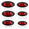 2026 Hot Car Sticker ABS Car Logo Badge Front Hood Emblem Rear Trunk Decorative Stickers For Kia Sportage Rio K2 Ceed Carnival P