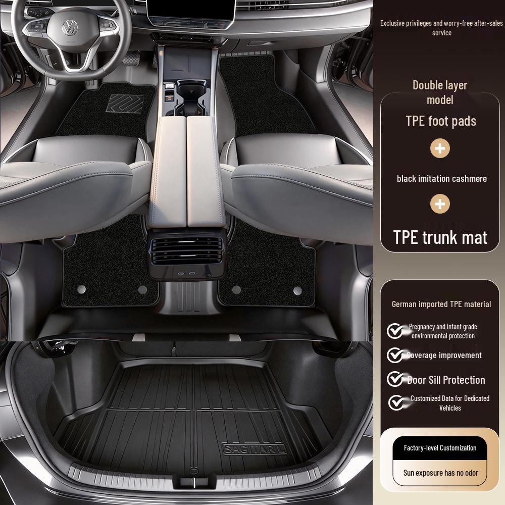 Custom TPE Floor Mats for FAW-Volkswagen Sagitar L (2012-2026)