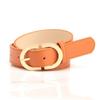 Korean Style Women's Faux Leather Belt: Versatile, Trendy, Plain Body-Shaping Decorative Waistband for Outerwear