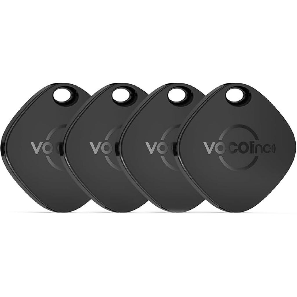 VOCOlinc Key Finder, Luggage Tracker Tag Item Locator Compatible with Find My (iOS Only), Smart Tag Bluetooth Tracker for Keys, Wallet, Bags,