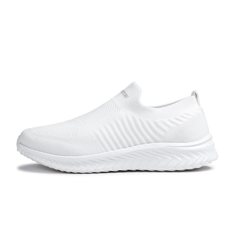 

35-46Унисекс Сверхлегкая обувь из ЭВА с летающей тканой поверхностью для пар, модная обувь для спорта и отдыха 38 белый