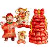 Horse Year New Year Balloon Aluminum Film DIY Foil Balloons Lucky Inflatable Decoration Props Spring Festival Supplies