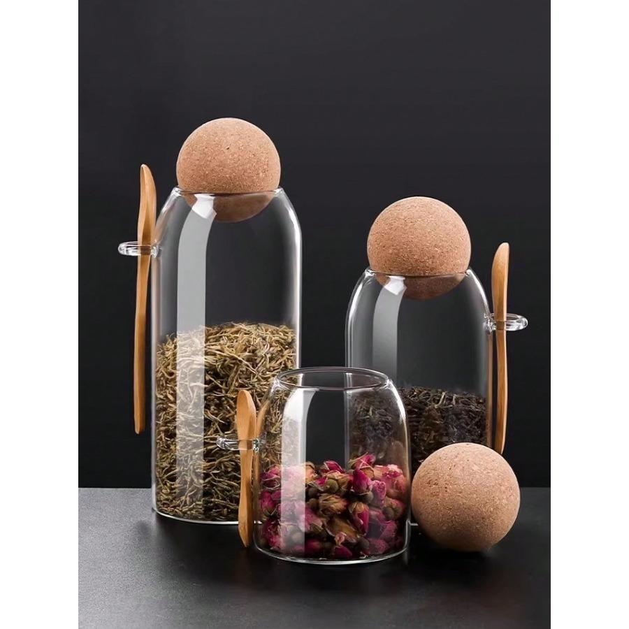 1 buc. Recipiente ermetice pentru depozitarea alimentelor, Oale, Borcan de sticlă cu capac, Recipient sigilat, Cutii pentru zahăr și ceai, Borcane de cafea de bucătărie ermetice