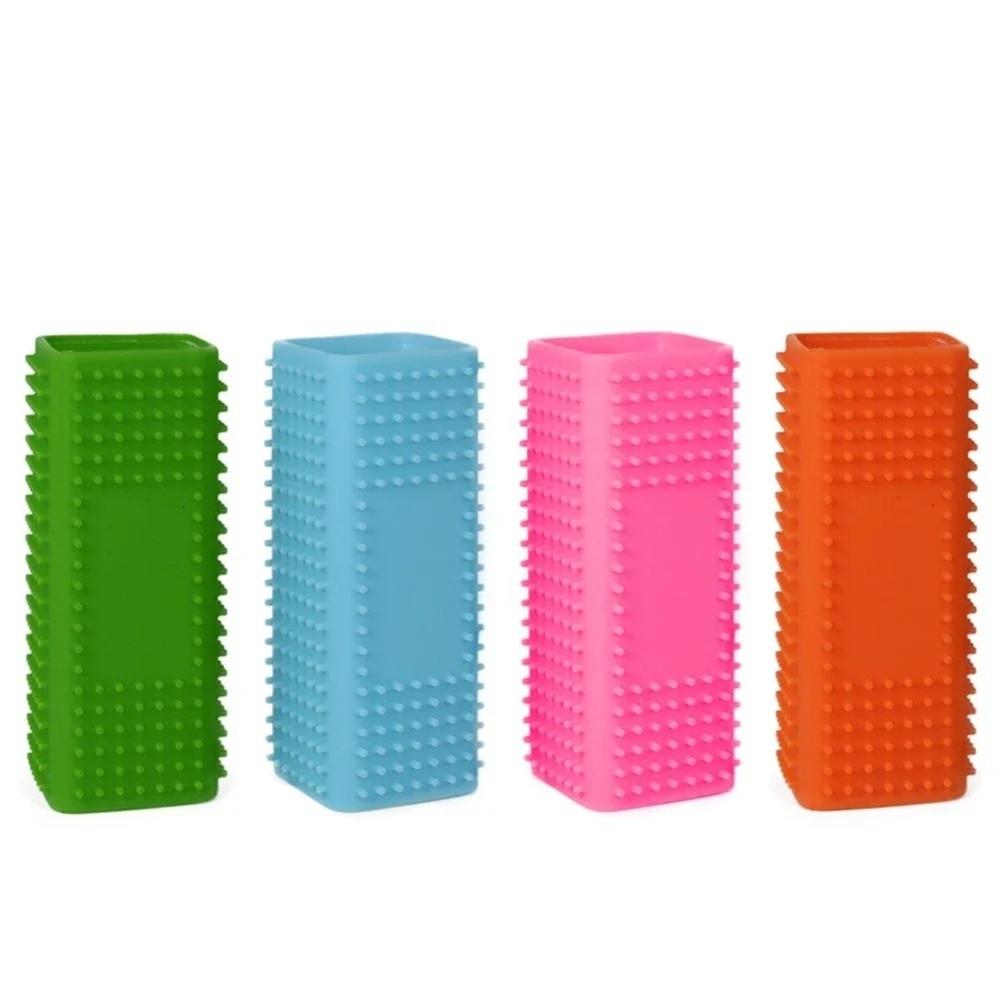 Hollow Dog Hair Remover Silicone Pet Cleaning Comb New Pet Hair Removal Brush